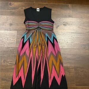 Missoni Vibrant Zigzag Midi Dress